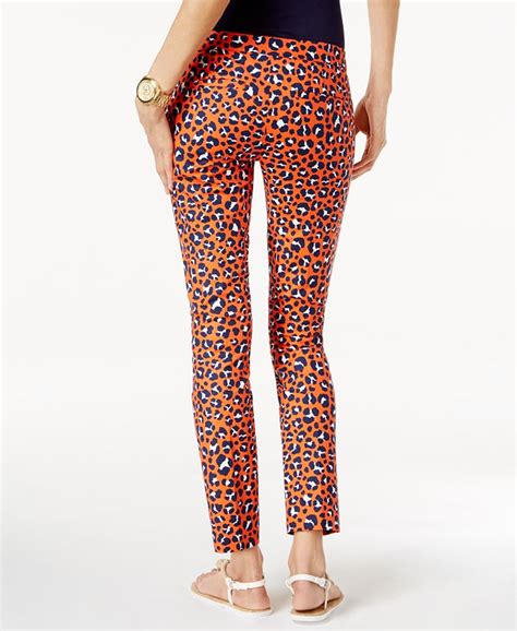 michael kors miranda pants images|MICHAEL Michael Kors Miranda Printed Skinny Pants .